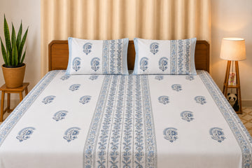 Neel Vatika Percale Cotton Bedsheet