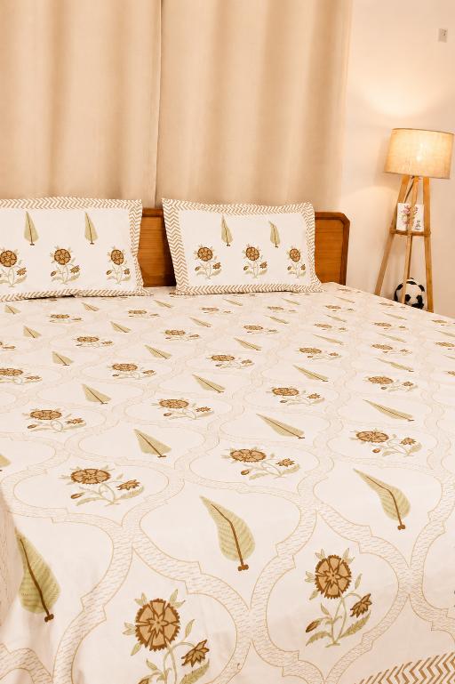 Gulkaar Percale Cotton Bedsheet