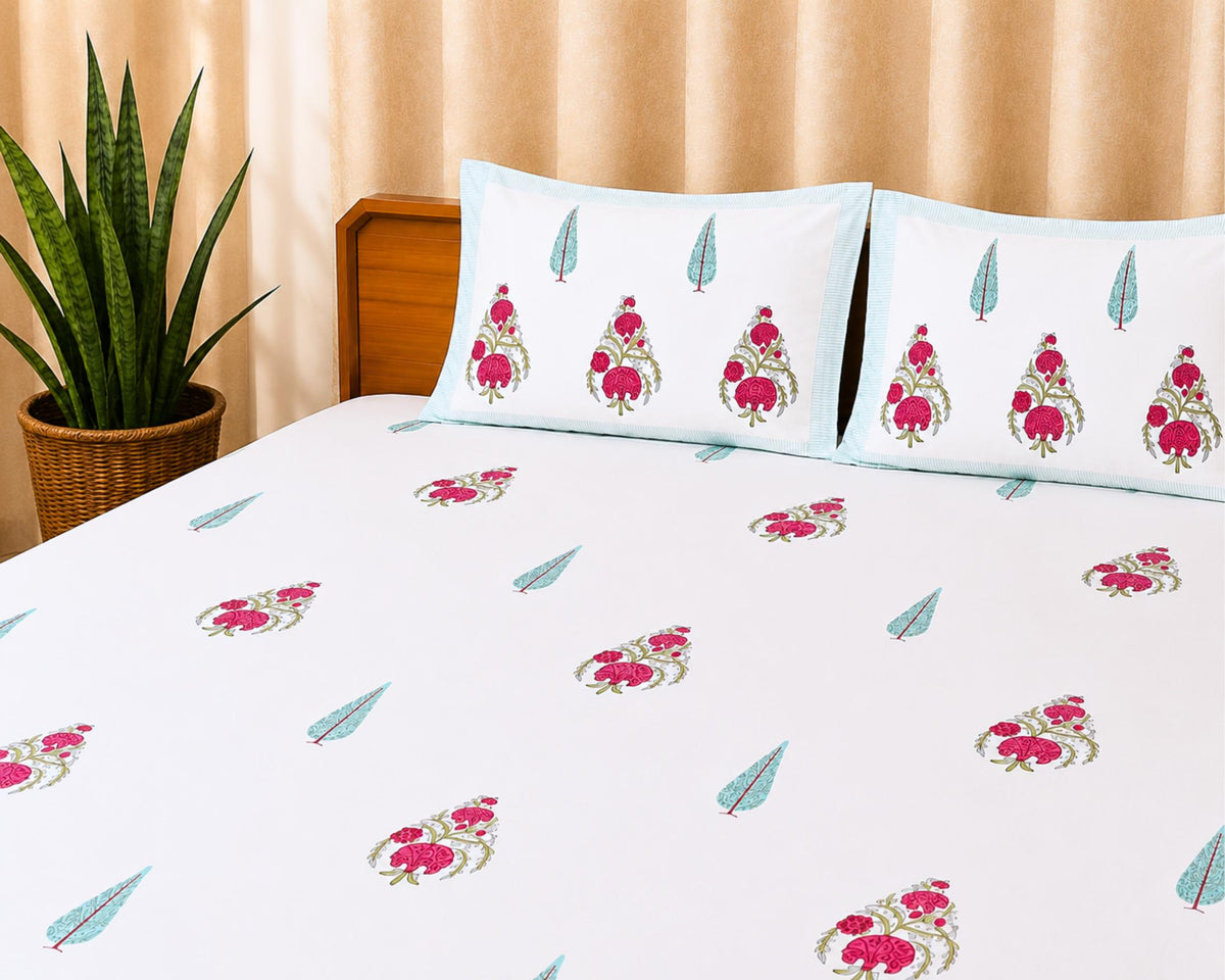 Petlora Percale Cotton Bedsheet