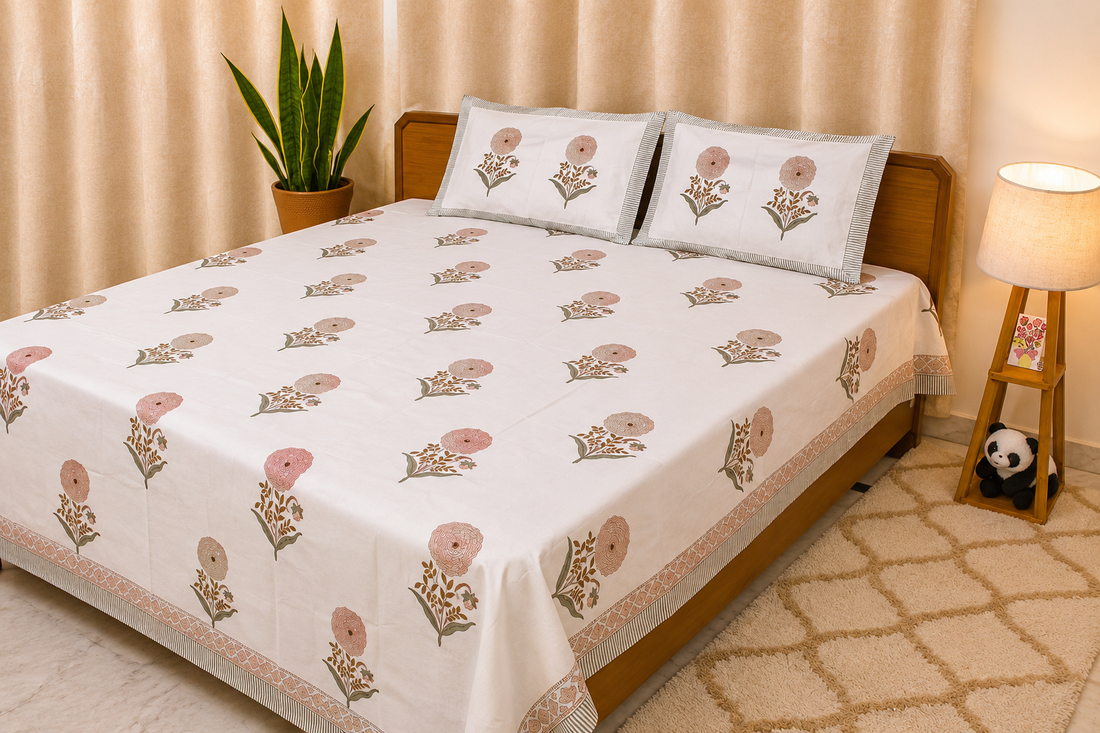 Gulrang Percale Cotton Bedsheet