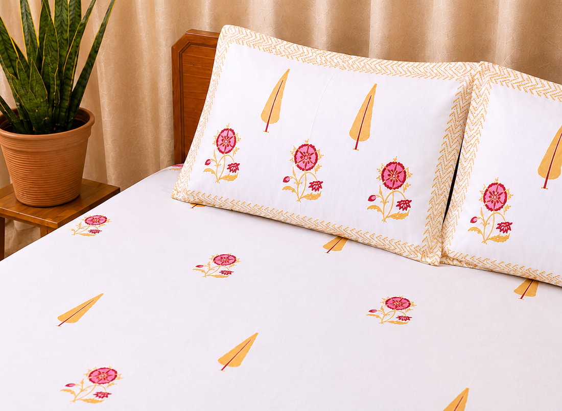 Muse Percale Cotton Bedsheet