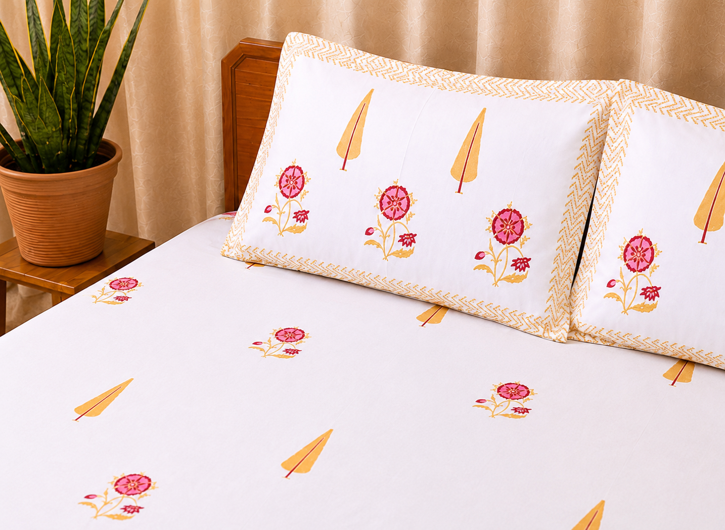 Muse Percale Cotton Bedsheet