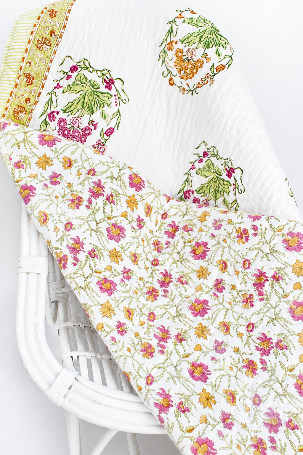 Organic Mulmul Cotton Quilt - Gulbagh