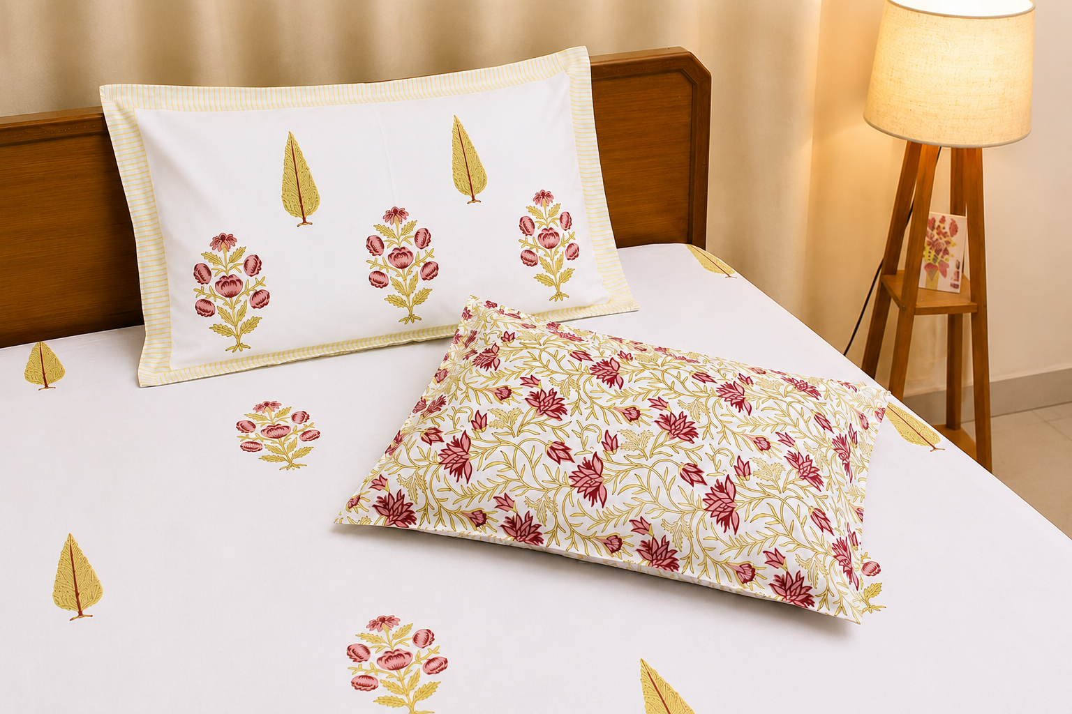 Vrindavan Percale Cotton Bedsheet