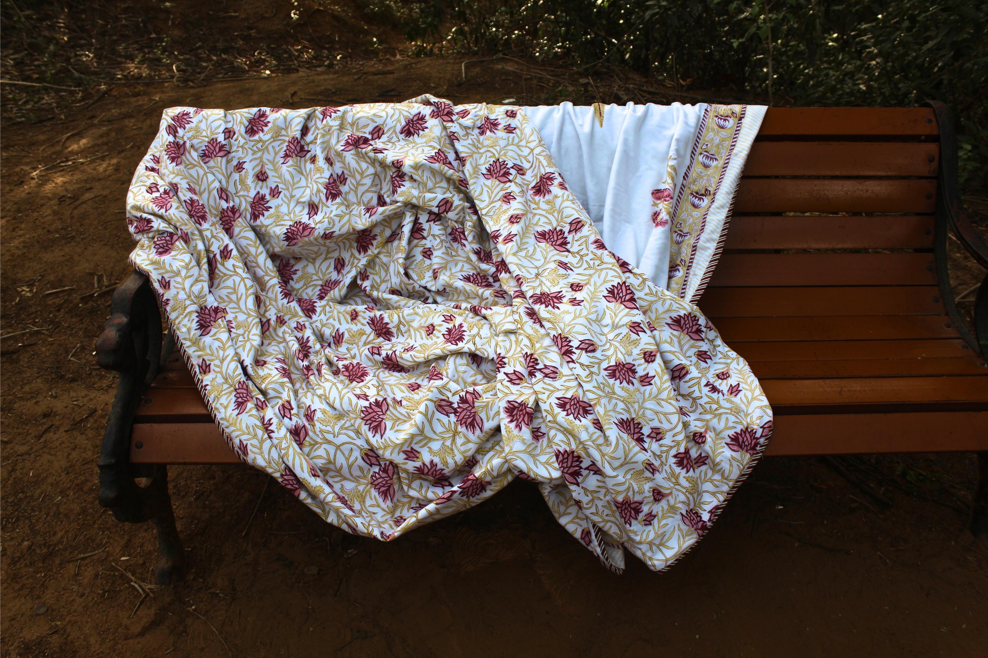 Organic Cotton AC Blanket - Vrindavan