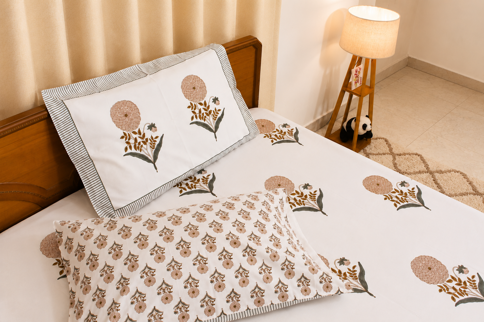 Gulrang Percale Cotton Bedsheet