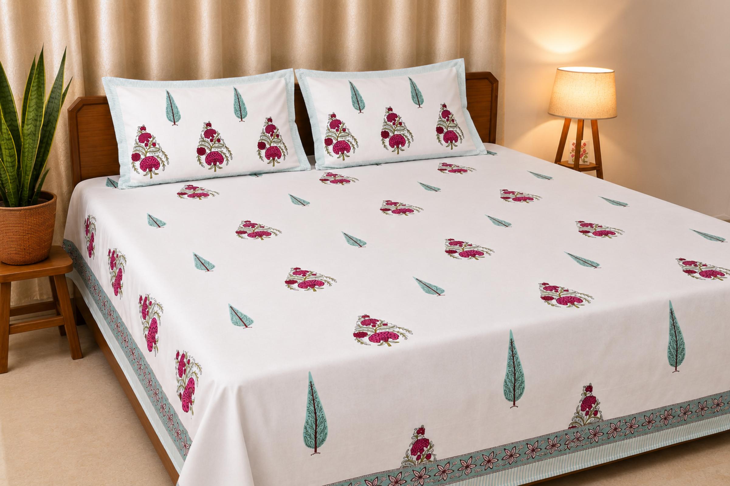 Petlora Percale Cotton Bedsheet