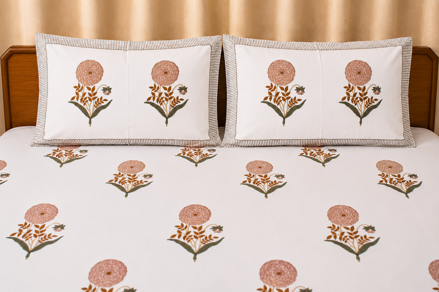 Gulrang Percale Cotton Bedsheet