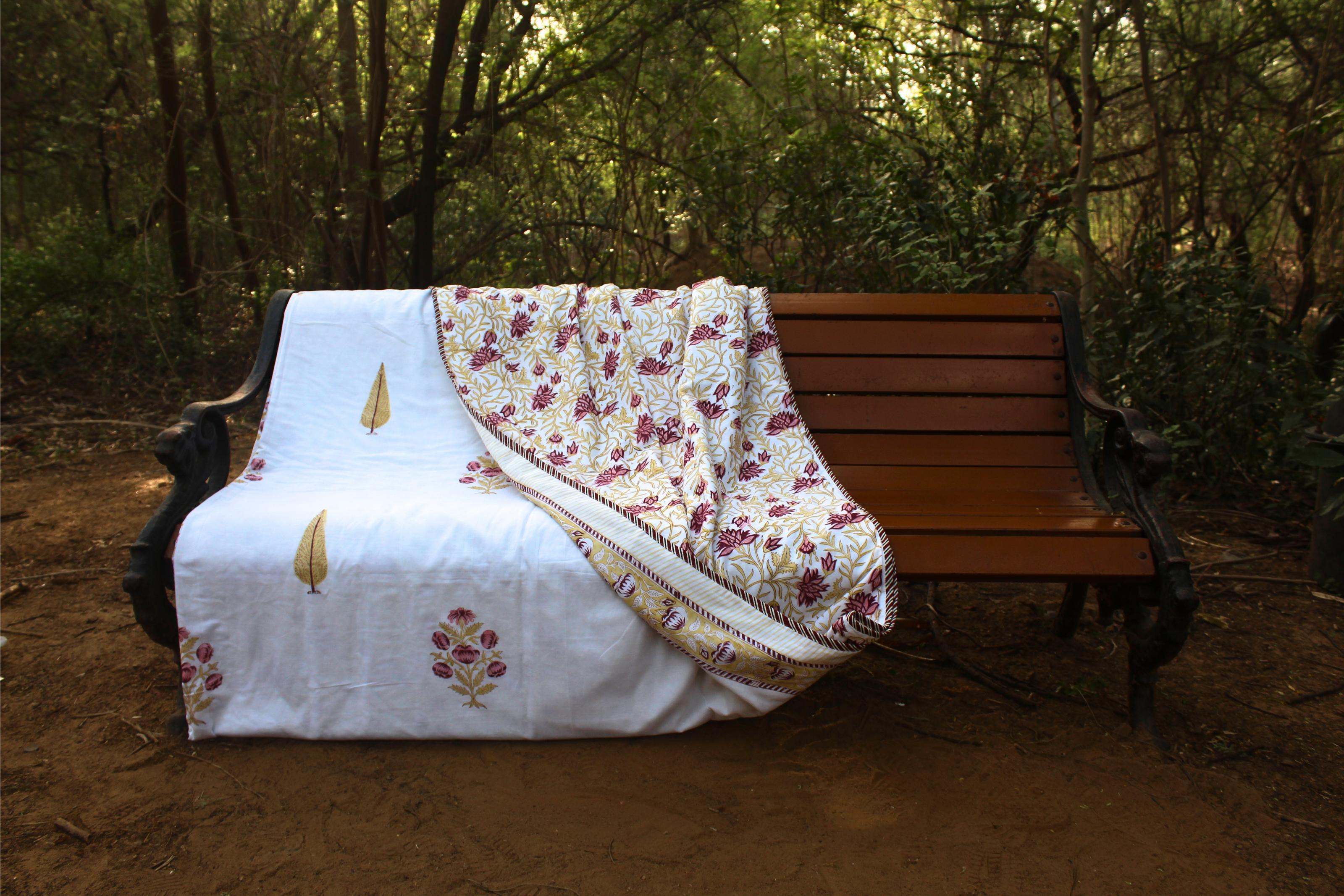 Organic Cotton AC Blanket - Vrindavan