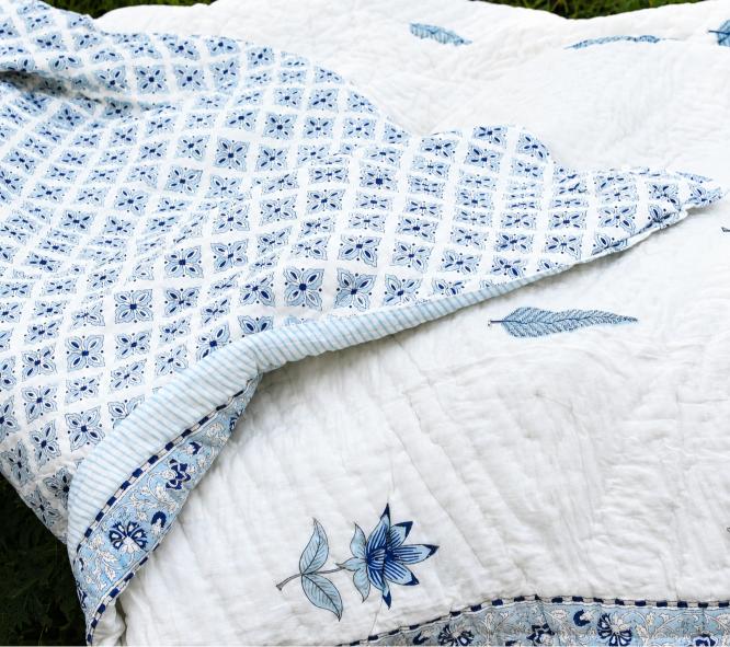 Organic Mulmul Cotton Quilt - Ambar