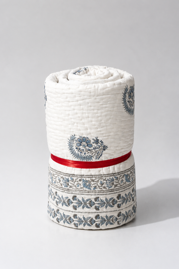 Organic Mulmul Cotton Quilt - Neel Vatika