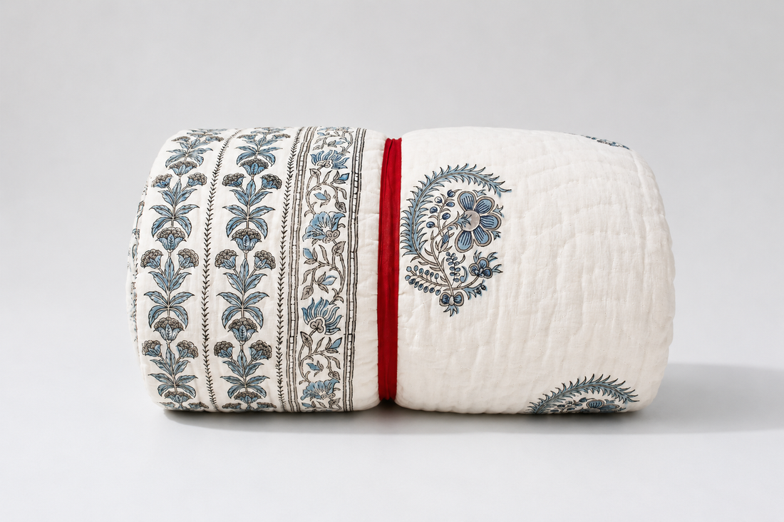Organic Mulmul Cotton Quilt - Neel Vatika