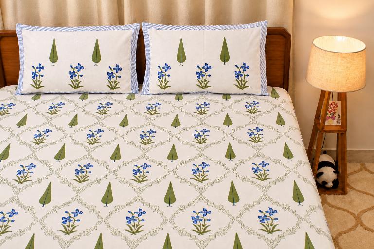 Naqsh Percale Cotton Bedsheet