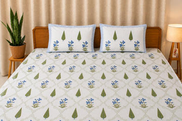 Naqsh Percale Cotton Bedsheet