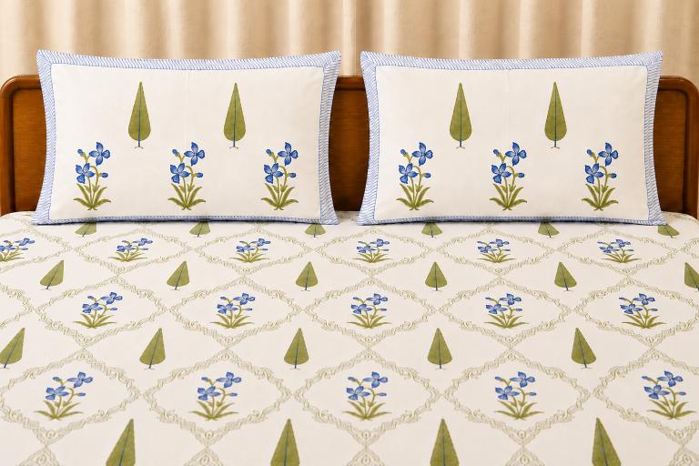 Naqsh Percale Cotton Bedsheet